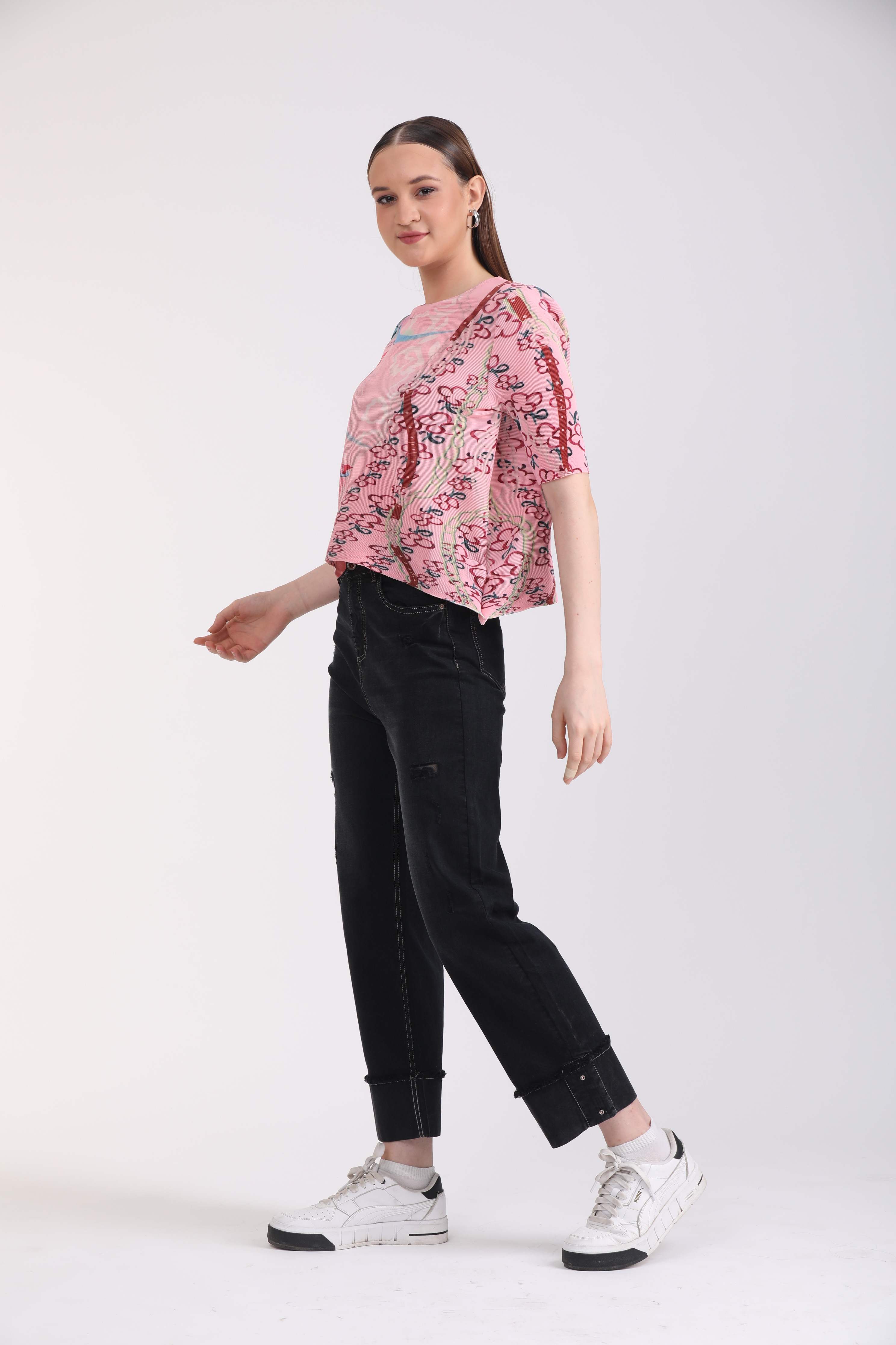 Albion Women Multi Blouson Top