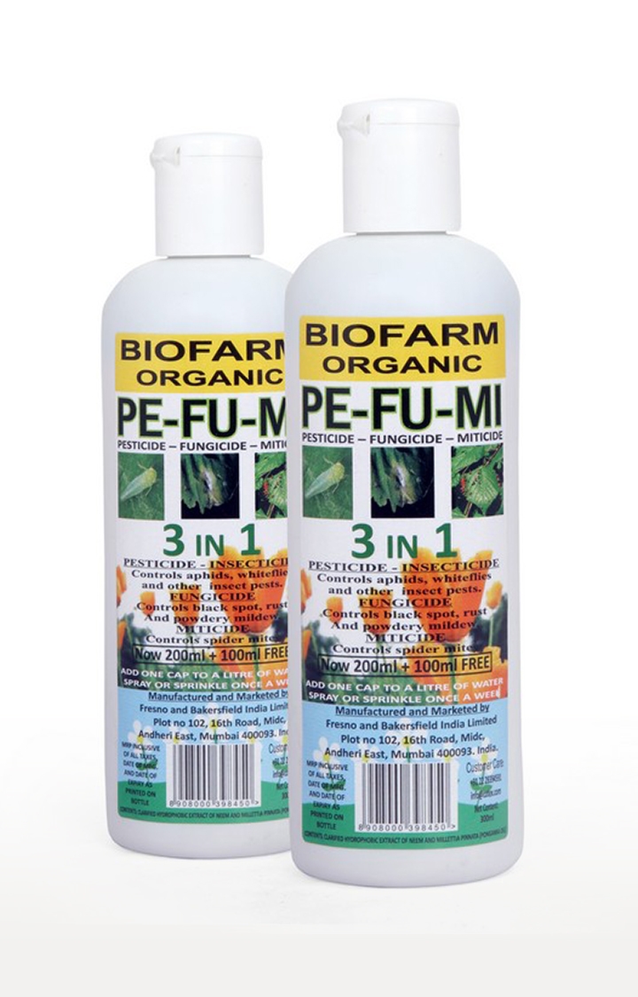 FRESNO | Fresno Biofarm Organic 3-In-1 Pefumi Pesticide-300 Ml - Pack Of 2 0