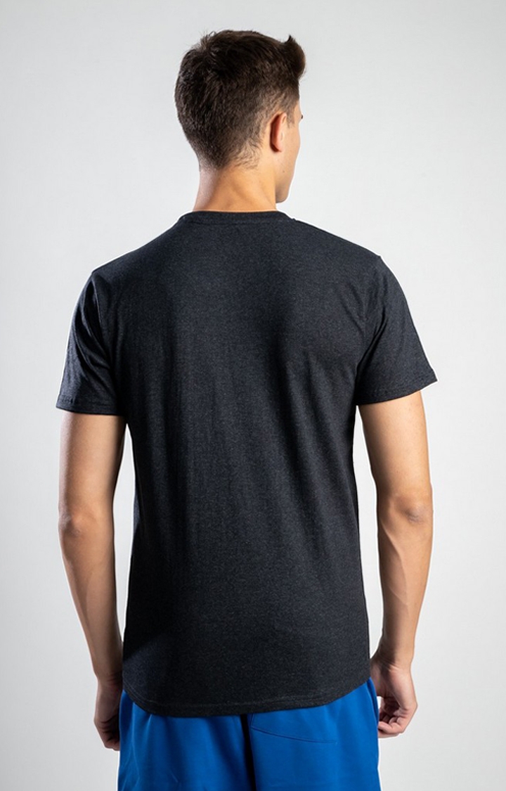 Men's The Infinite Possibilities Black Cotton Regular T-Shirts