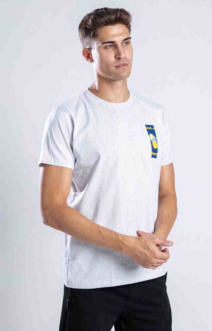 Men's Dear Terra White Cotton Regular T-Shirts