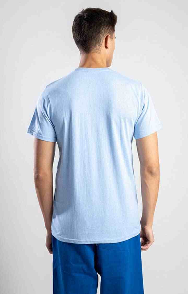 Mens The Re-Former Blue Cotton Regular T-Shirts