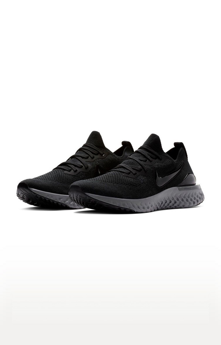Epic react flyknit 2 mens black clearance