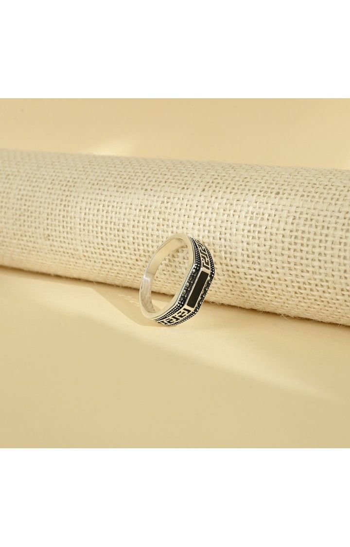 Bohemian Black Stone Men's Ring
