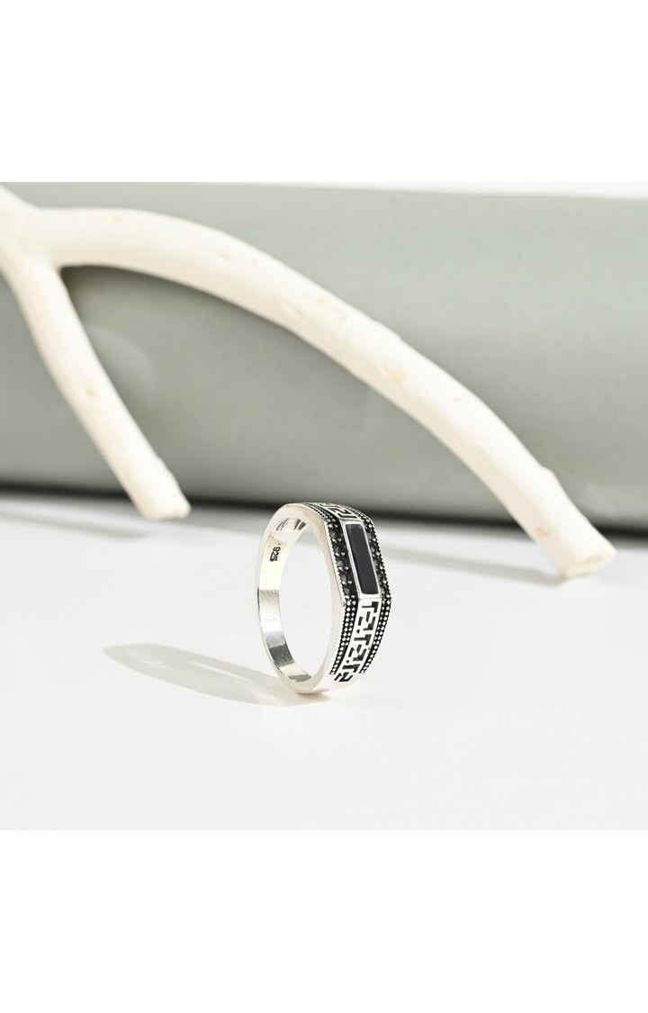 Bohemian Black Stone Men's Ring