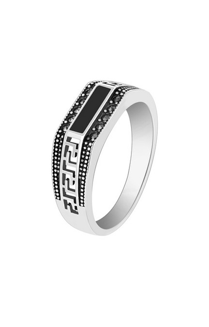 Bohemian Black Stone Men's Ring
