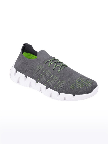 Men's Grey Casual Slip-ons