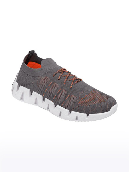 Men's Grey Casual Slip-ons