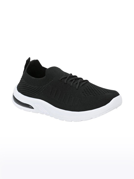 Women's Black Casual Slip-ons