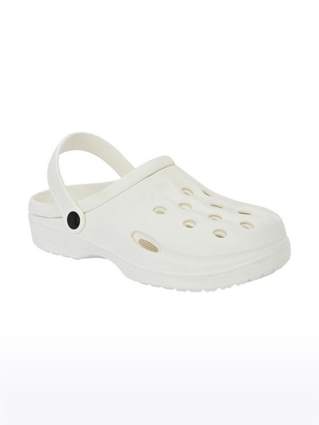 Men's White Clogs