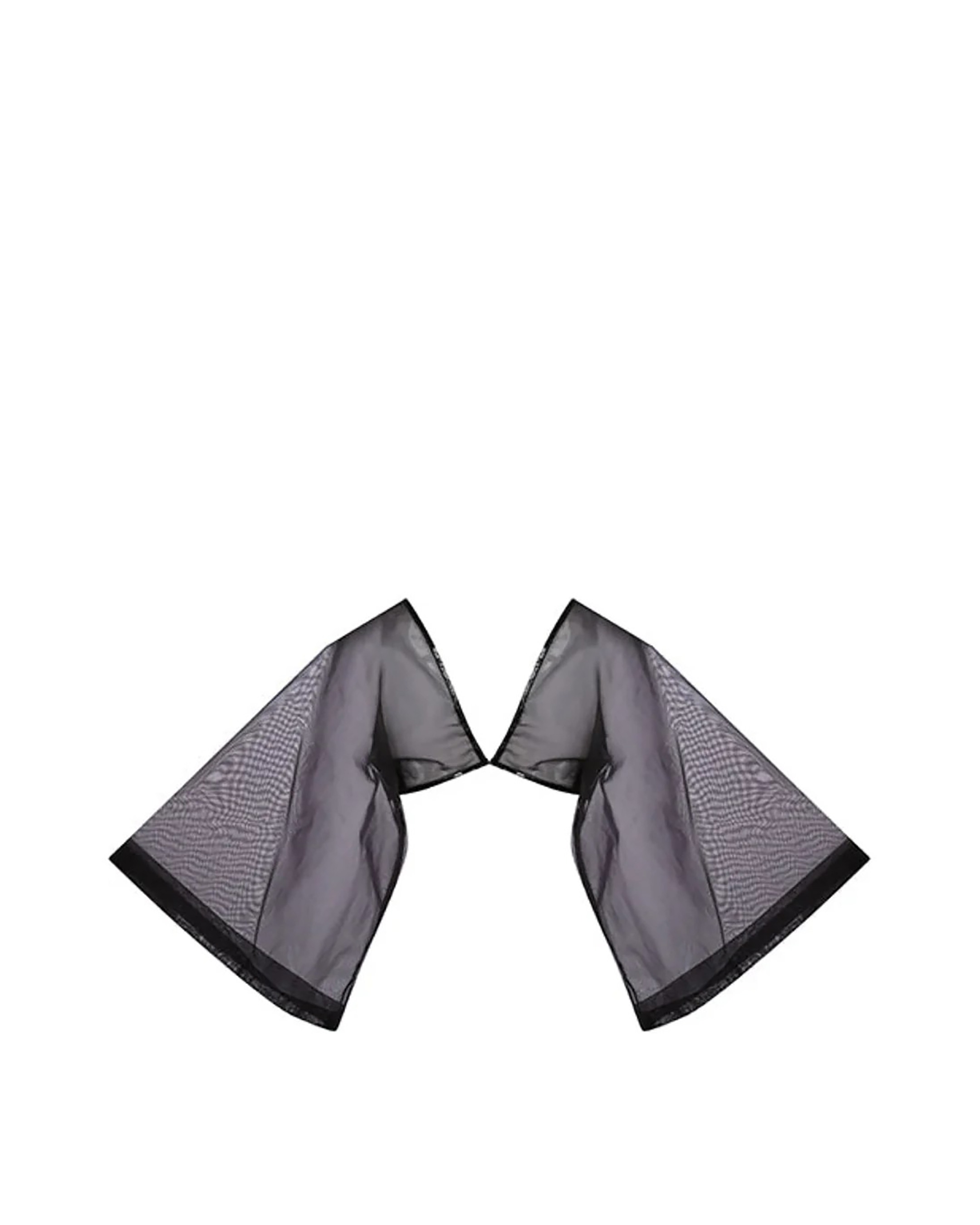 Leather Bralette With Batwing Mesh