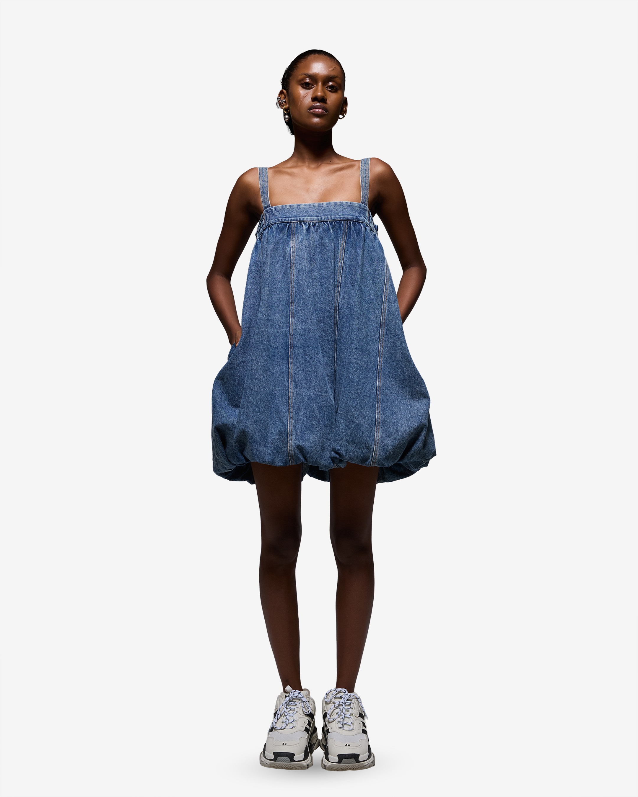 Denim Bubble Dress