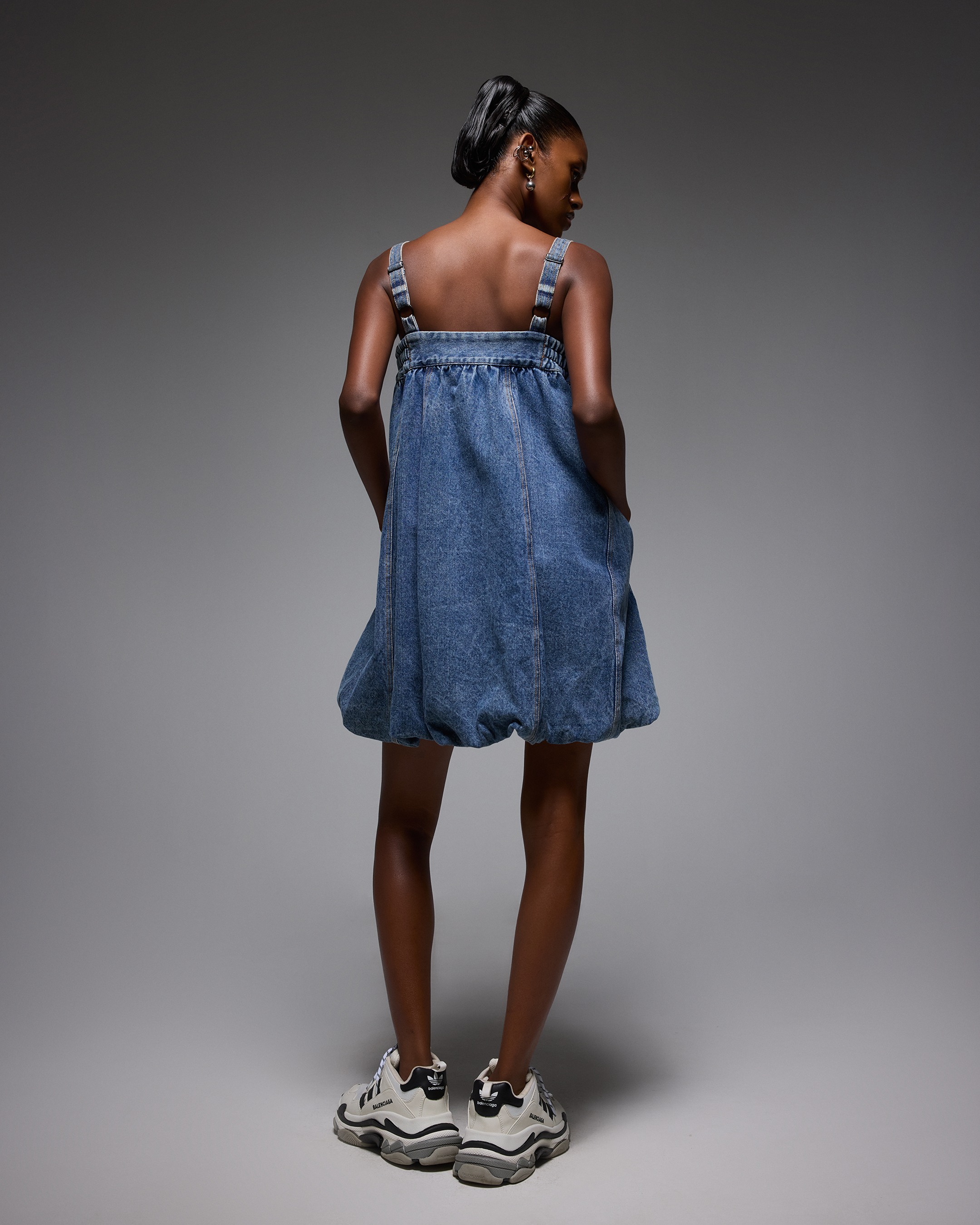 Denim Bubble Dress