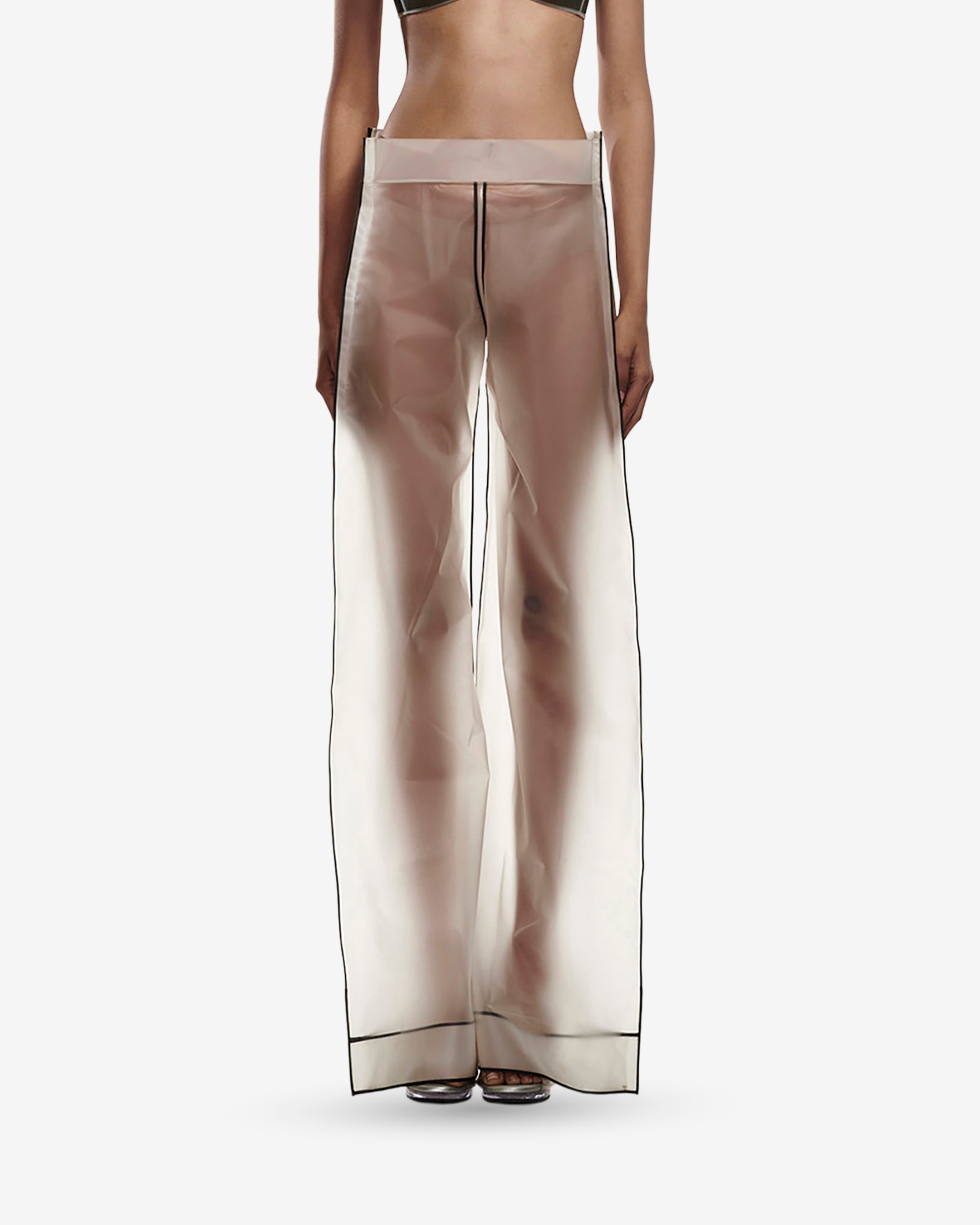 Structured Rubber Pants