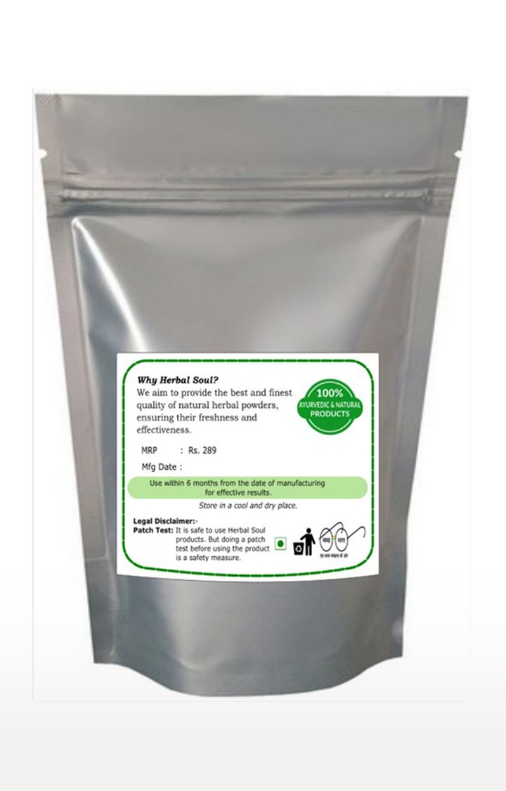 Herbal Soul Bhringraj Powder| Bringaraj Leaves | Bringraj dry leaves | Bhangra | False Daisy |Kehraj Powder (100% Natural) inZiploc standup Pouch | Unisex |Pack of 5 ,500 gm