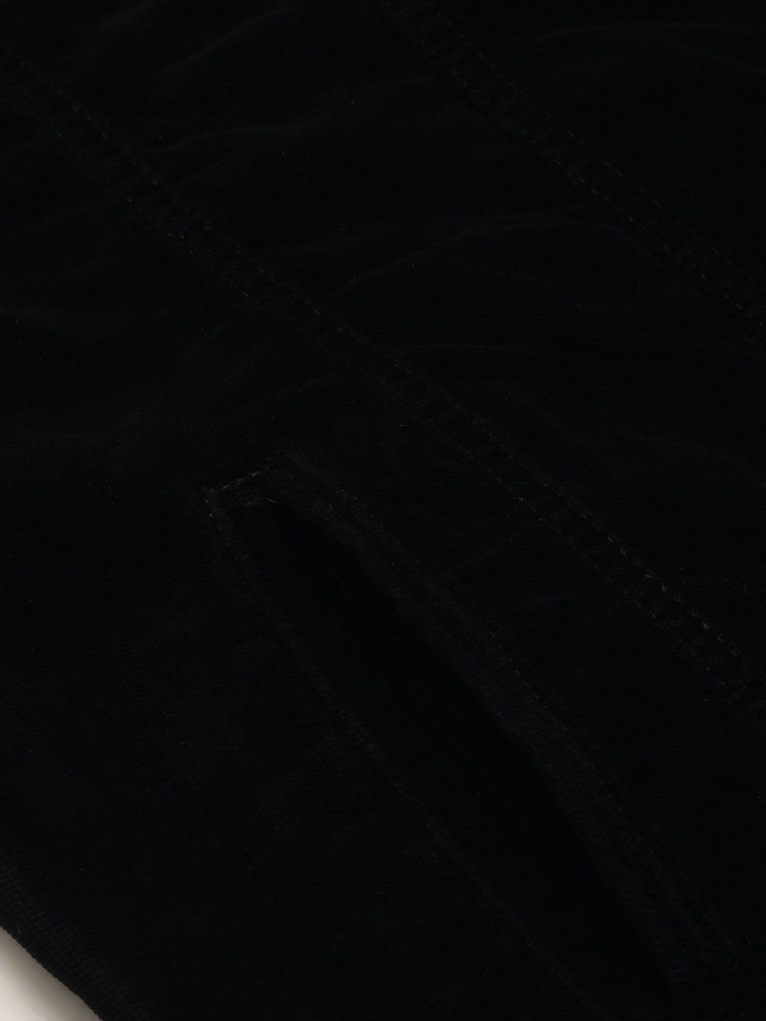 Showoff | SHOWOFF Men's Mandarin Collar Solid Black Open Front Jacket 7