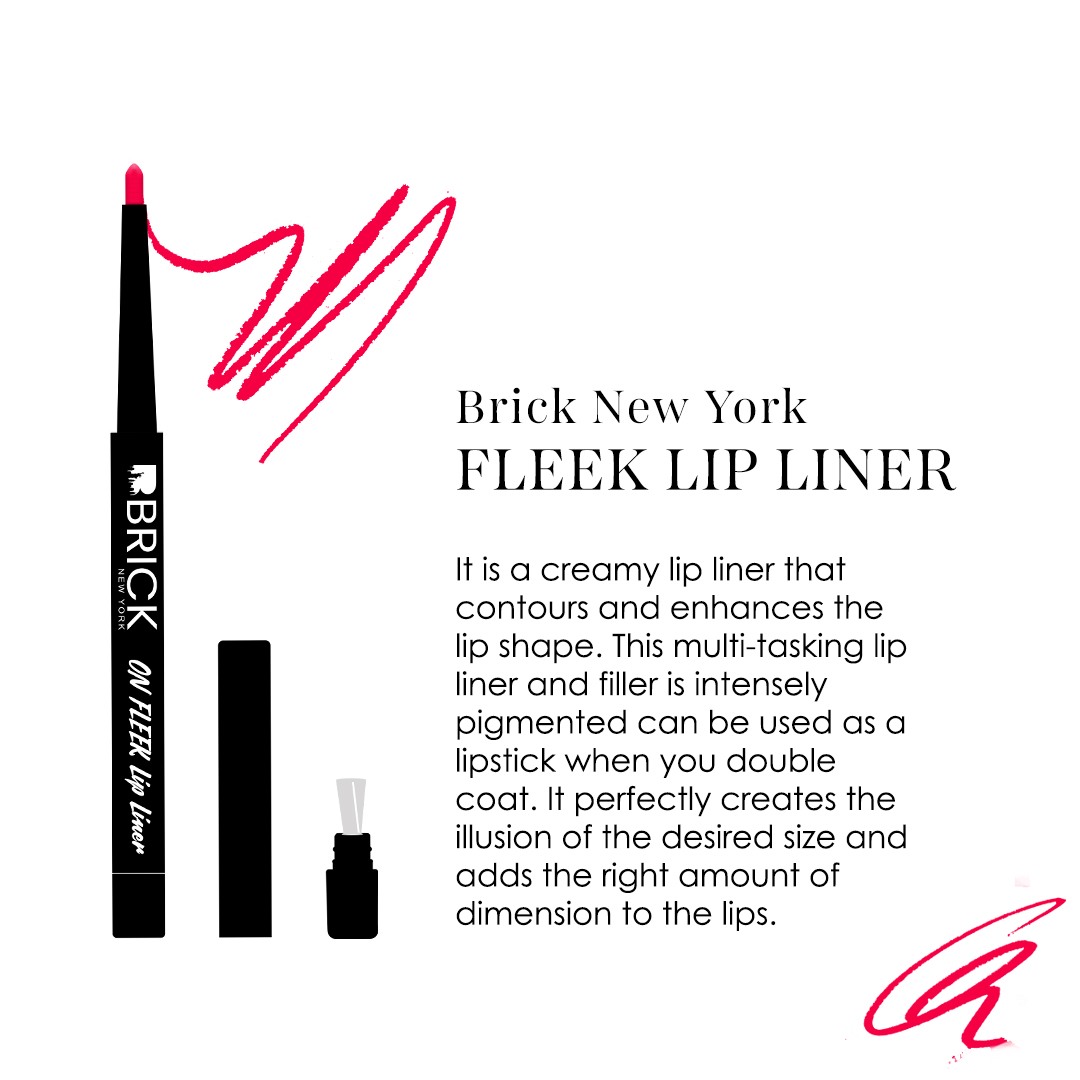 Brick New York On Fleek Lip Liner Fuchsia 01
