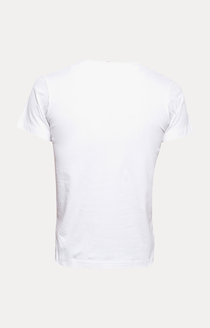 Crimsoune Club | White Printed T-Shirt 1