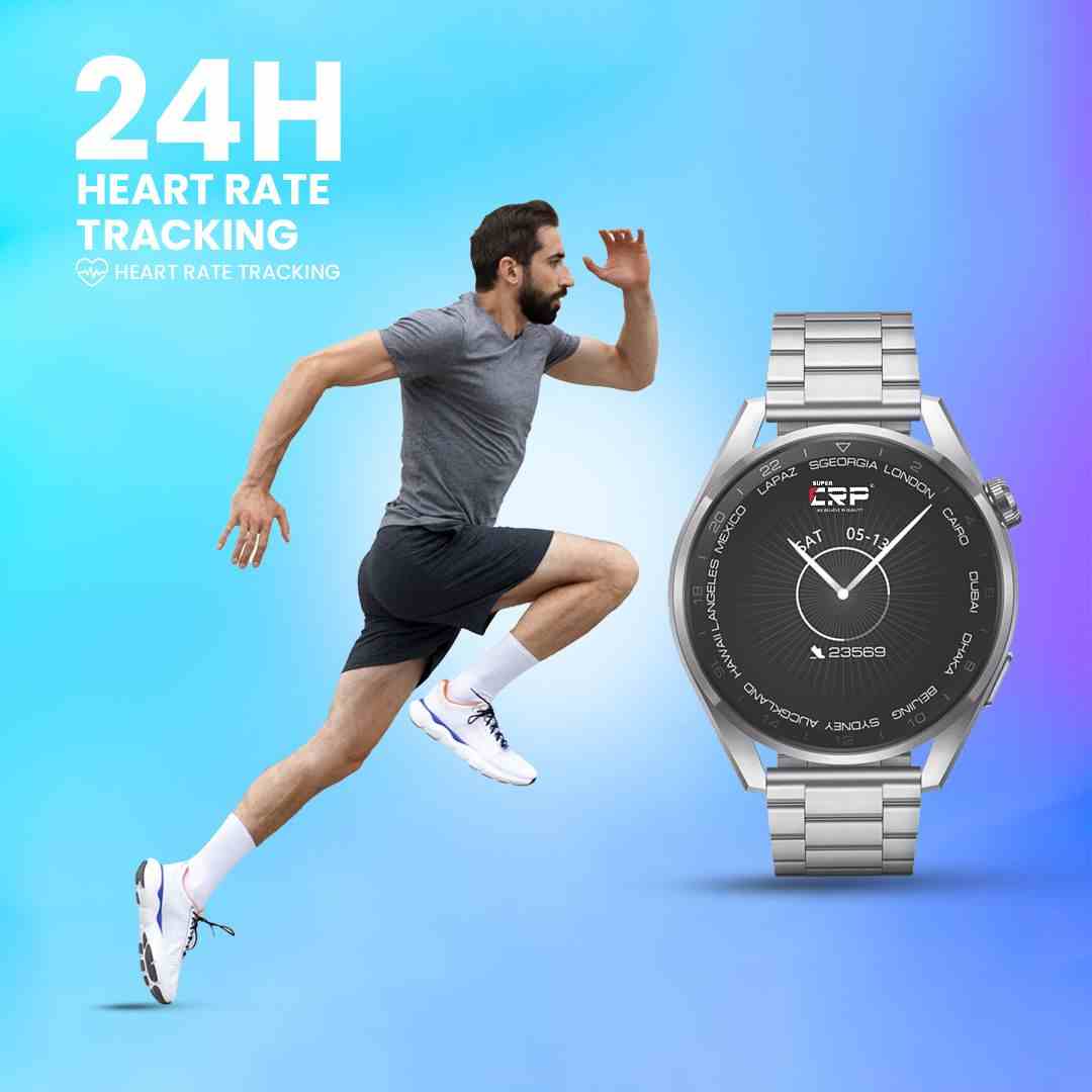 W-1125 SMART WATCH - ROUND DIAL SMART WATCH