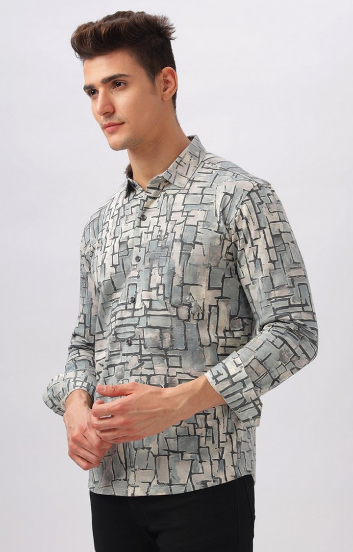 Men's Multicolor Printed Casual Shirts