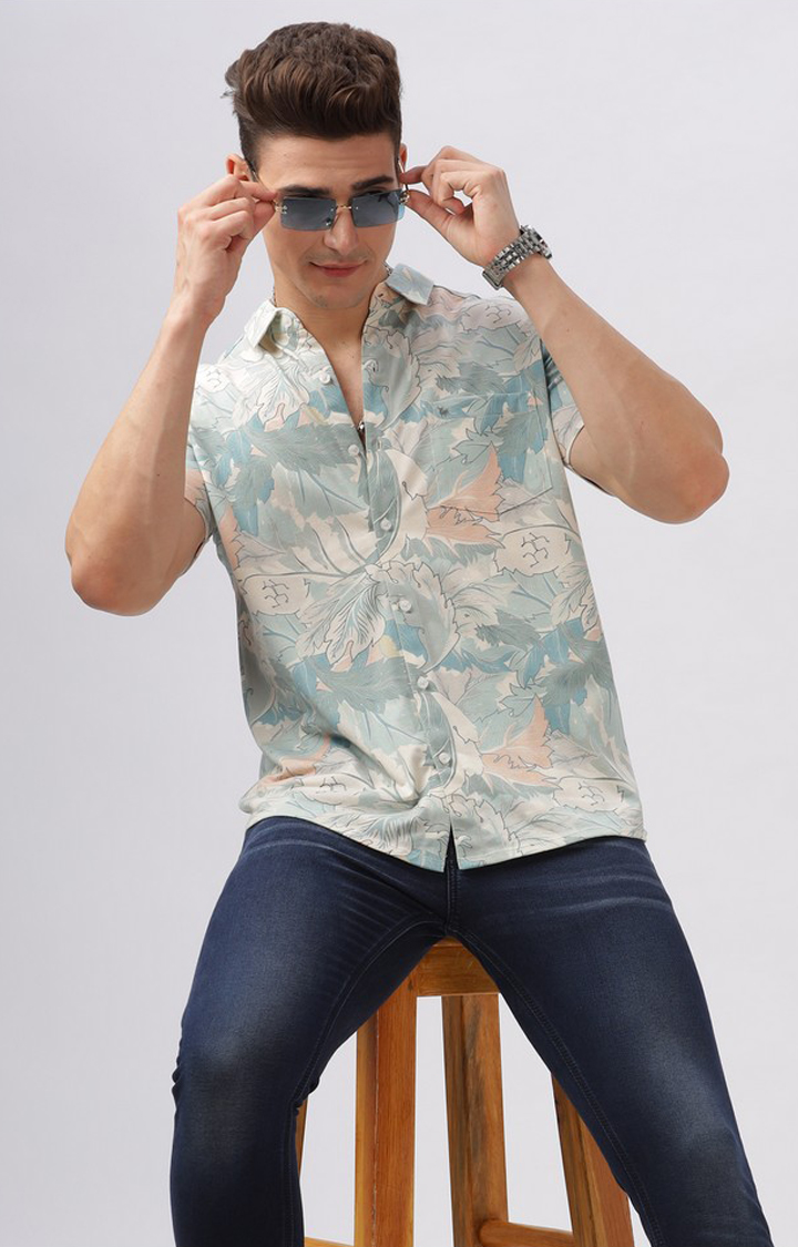 Men's Multicolor Printed Casual Shirts