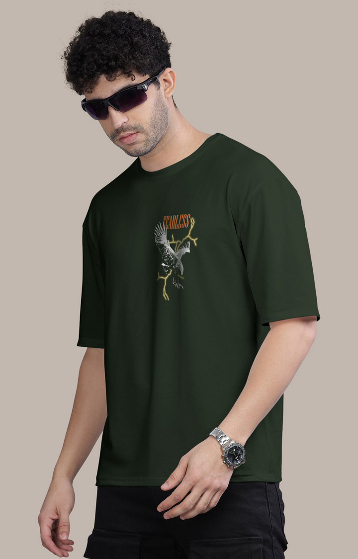 Men's Multicolor Printed Oversized T-Shirts