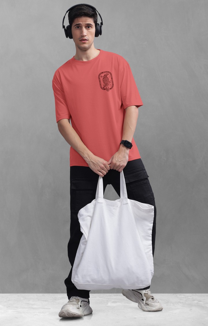 Men's Multicolor Printed Oversized T-Shirts