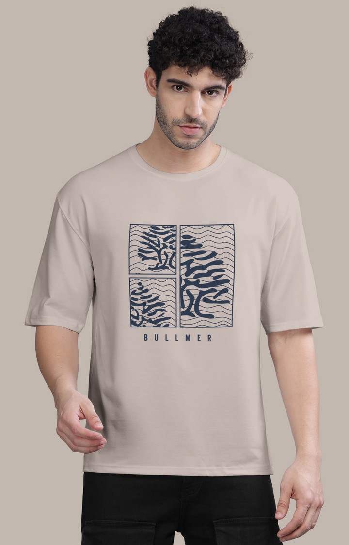 Men's Multicolor Printed Oversized T-Shirts