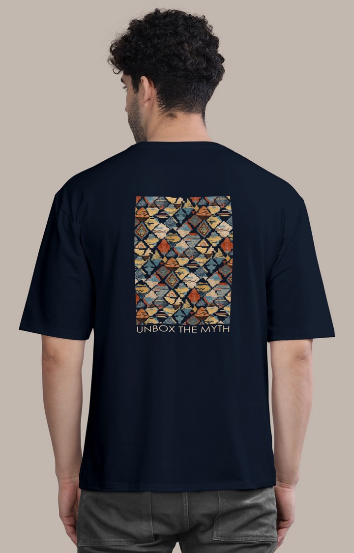 Men's Multicolor Printed Oversized T-Shirts