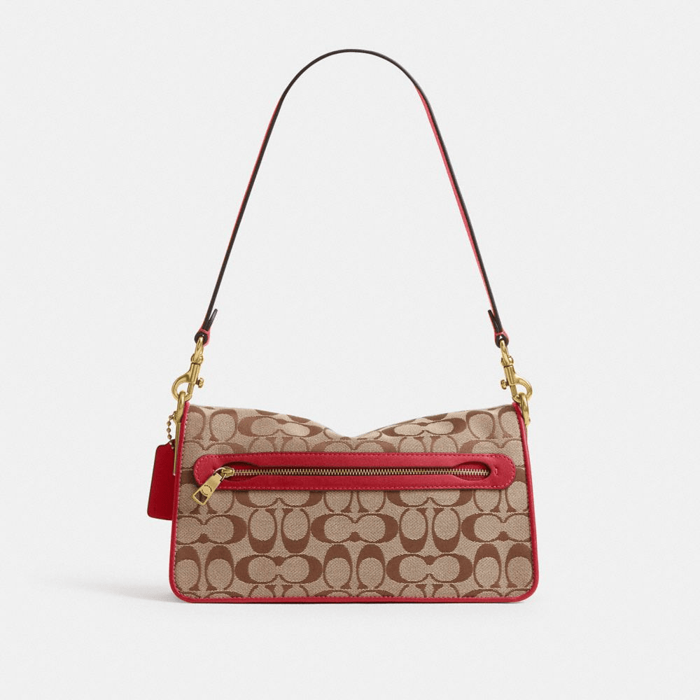 Tabby Shoulder Bag 26 In Signature Jacquard