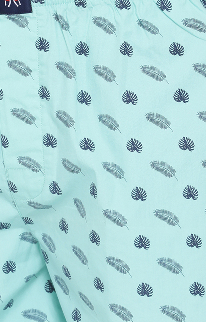 Light Green Printed Boxers