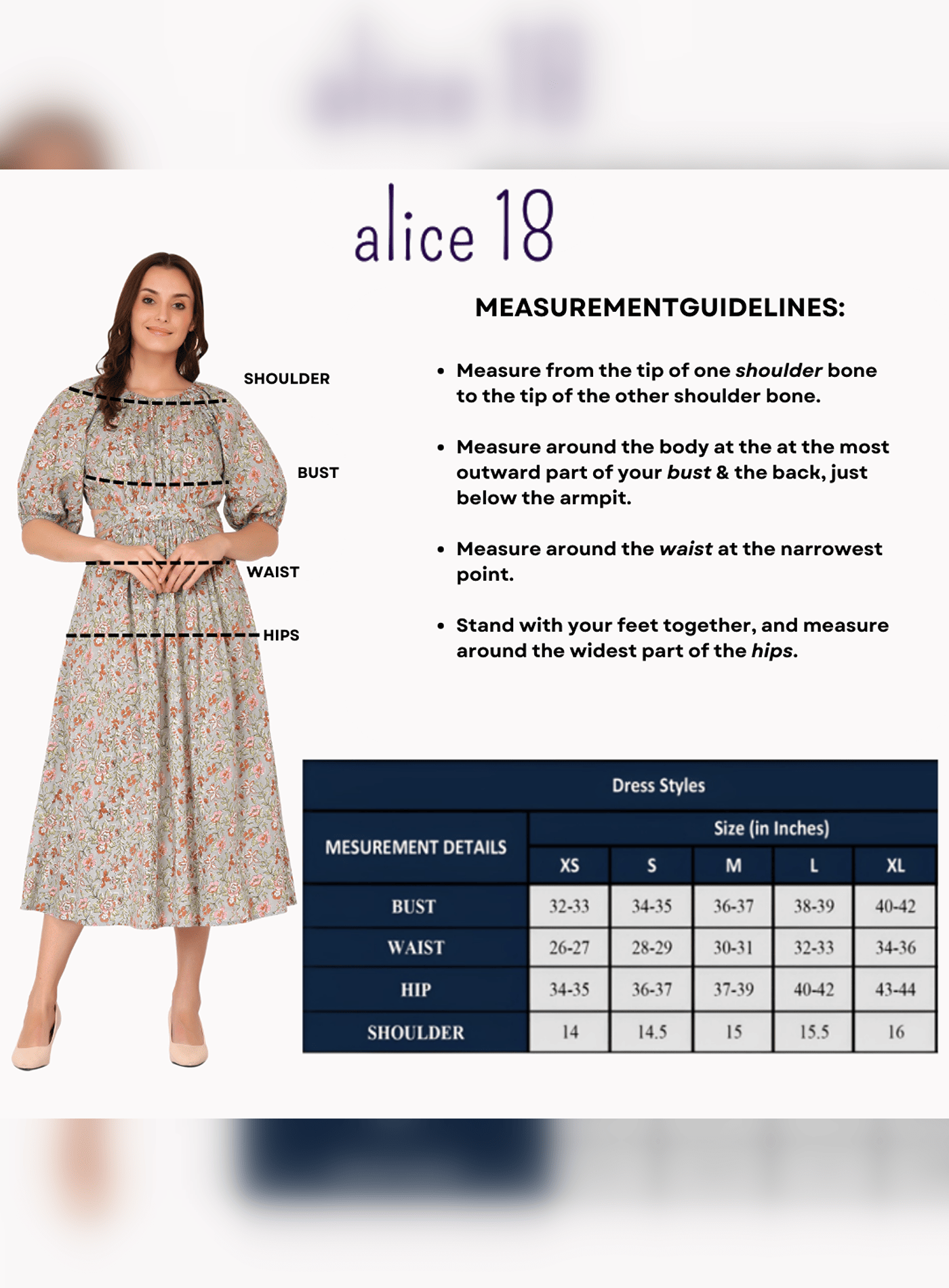 Alice18 Women's Floral Cut-Out Midi – Effortless Elegance & Charm