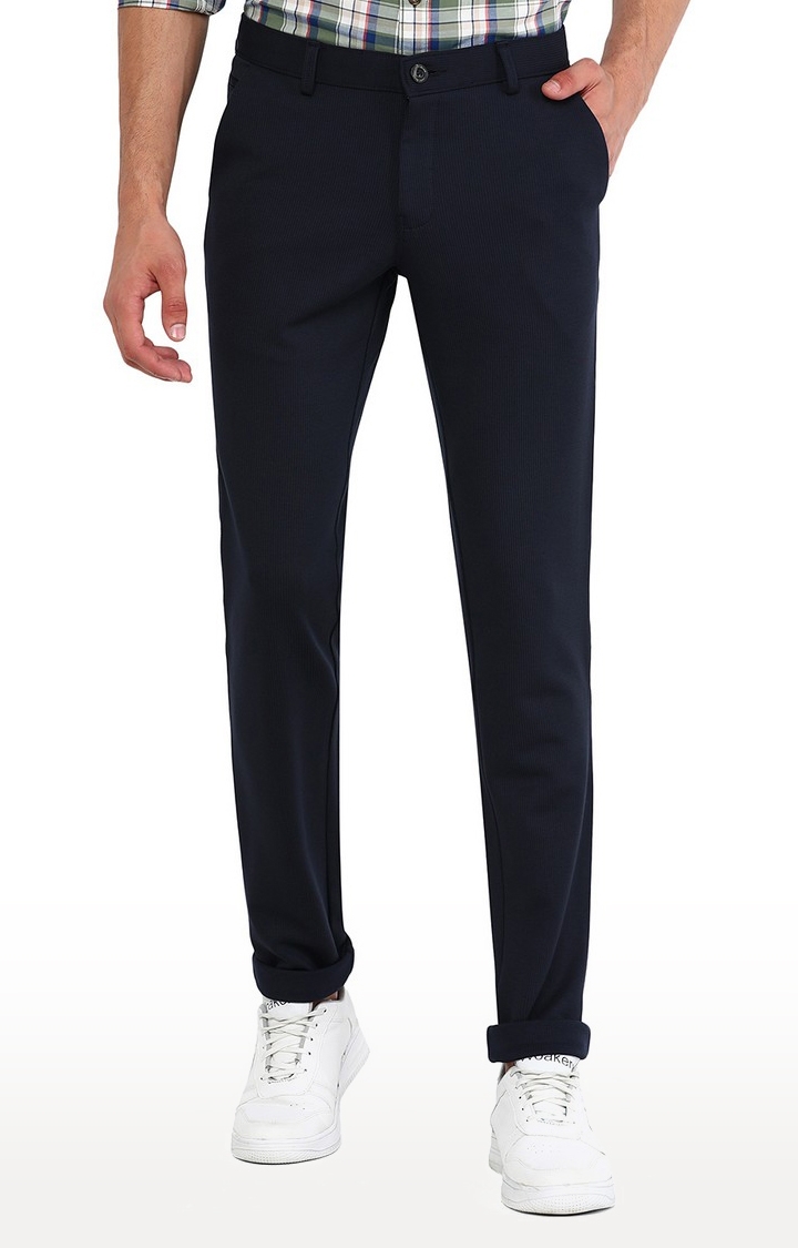 Buy Navy Blue Cotton Rich Jersey Stretch Pull-On Boot Cut Trousers  (3-16yrs) from Next USA