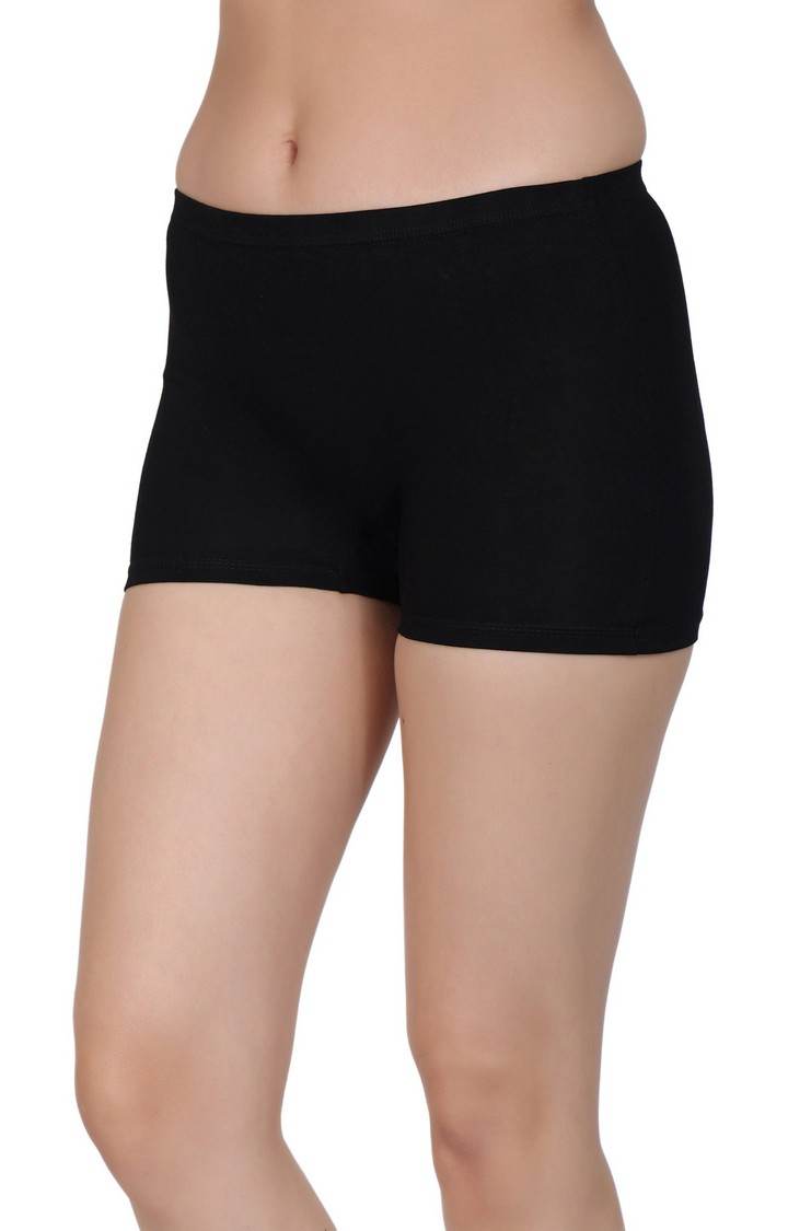 Women's Multicolor Solid Shorts