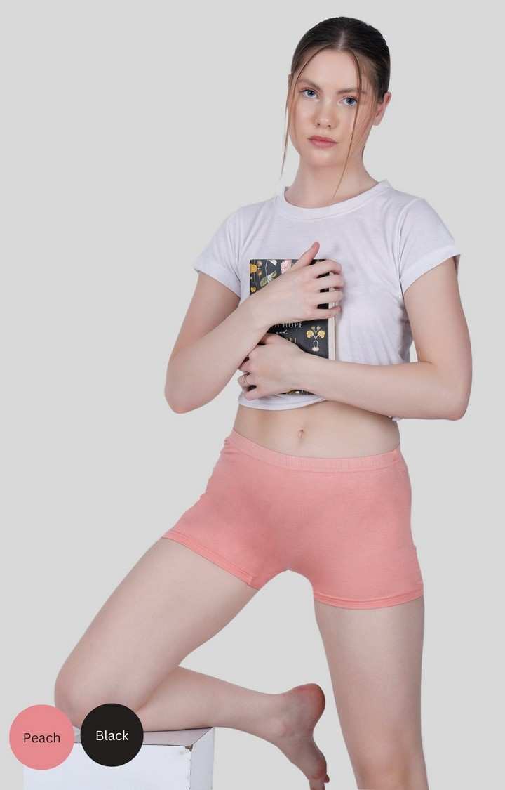 Women's Multicolor Solid Shorts
