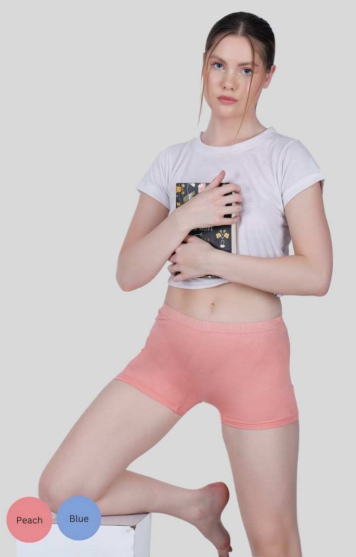 Women's Multicolor Solid Shorts