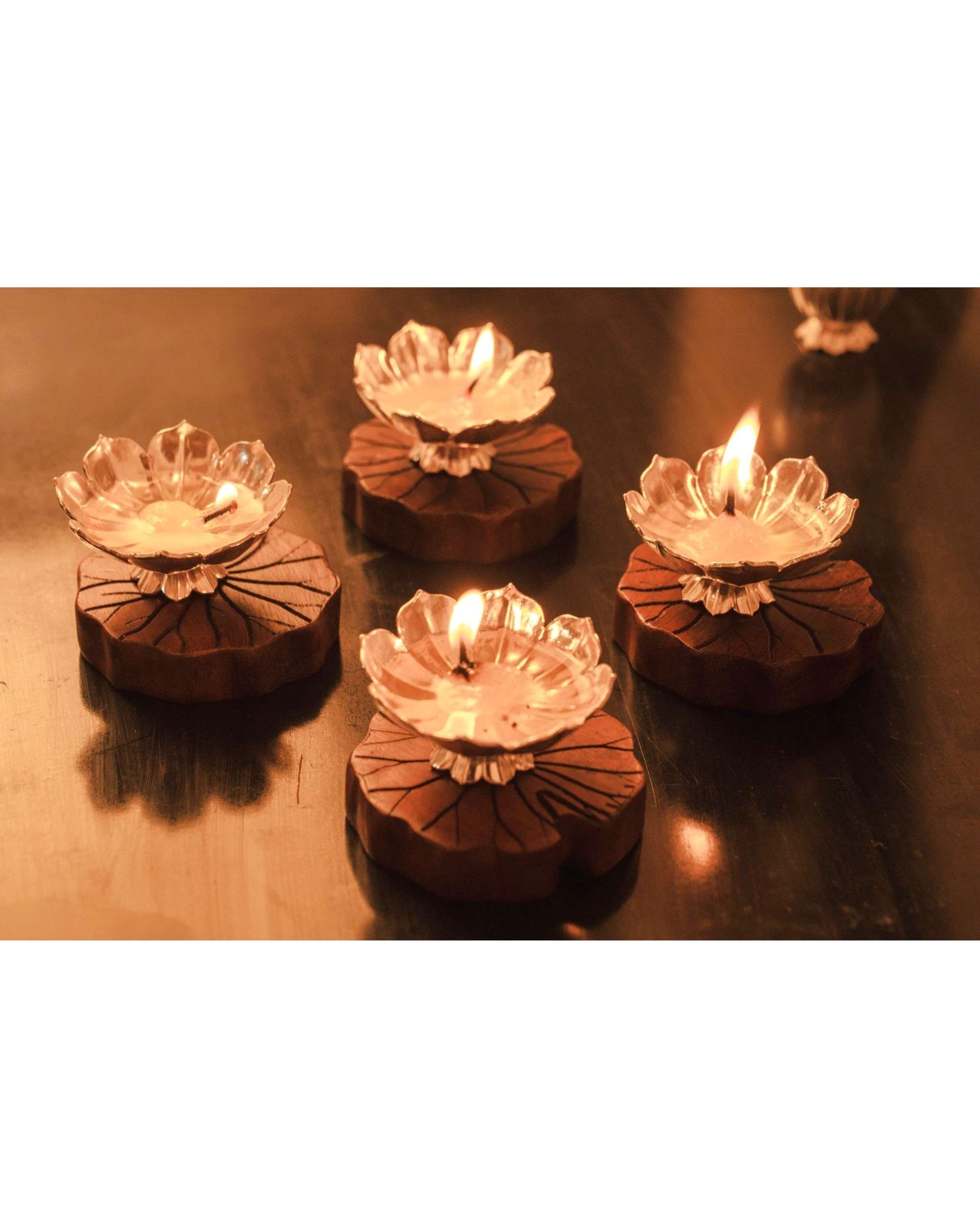 Kamala Diya Set of 4
