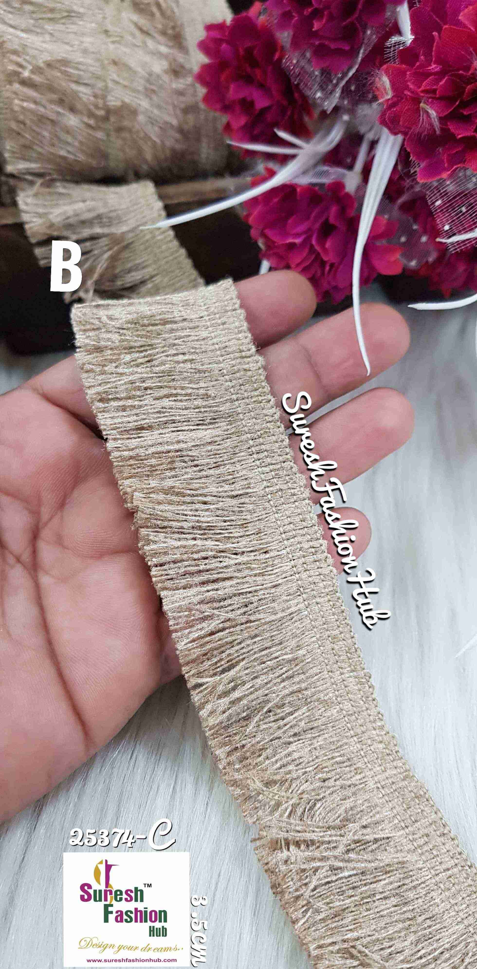 Jute Fringe Elegance Lace | 25374-C