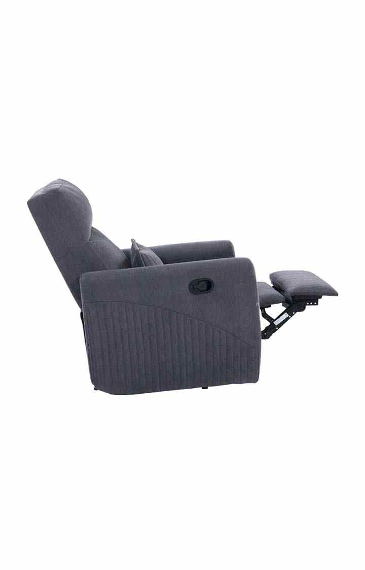 neudot Eazy Boy Single Seater Fabric Recliner - Graphite Grey