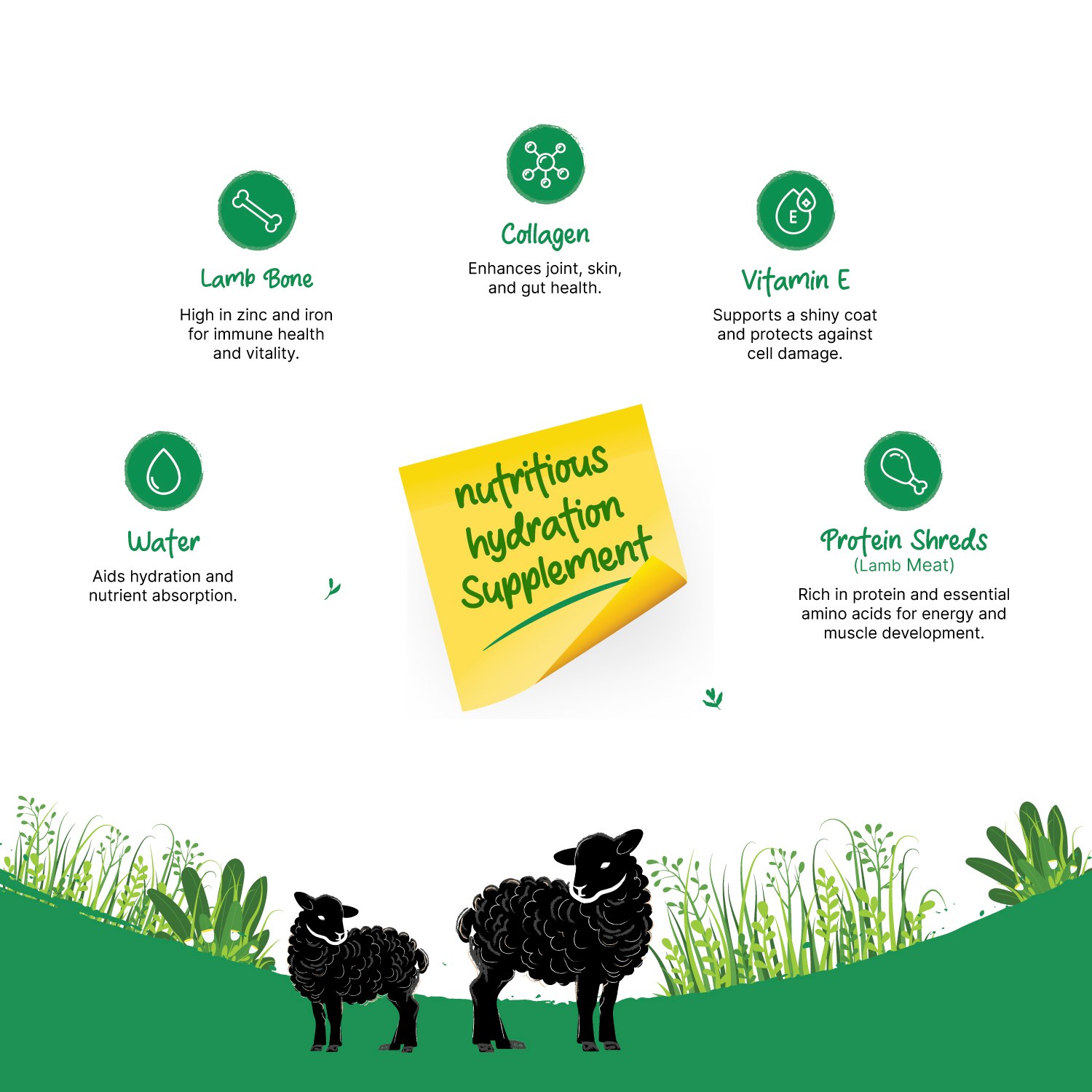 Well Fed Lamb Bone Broth, 120 ml