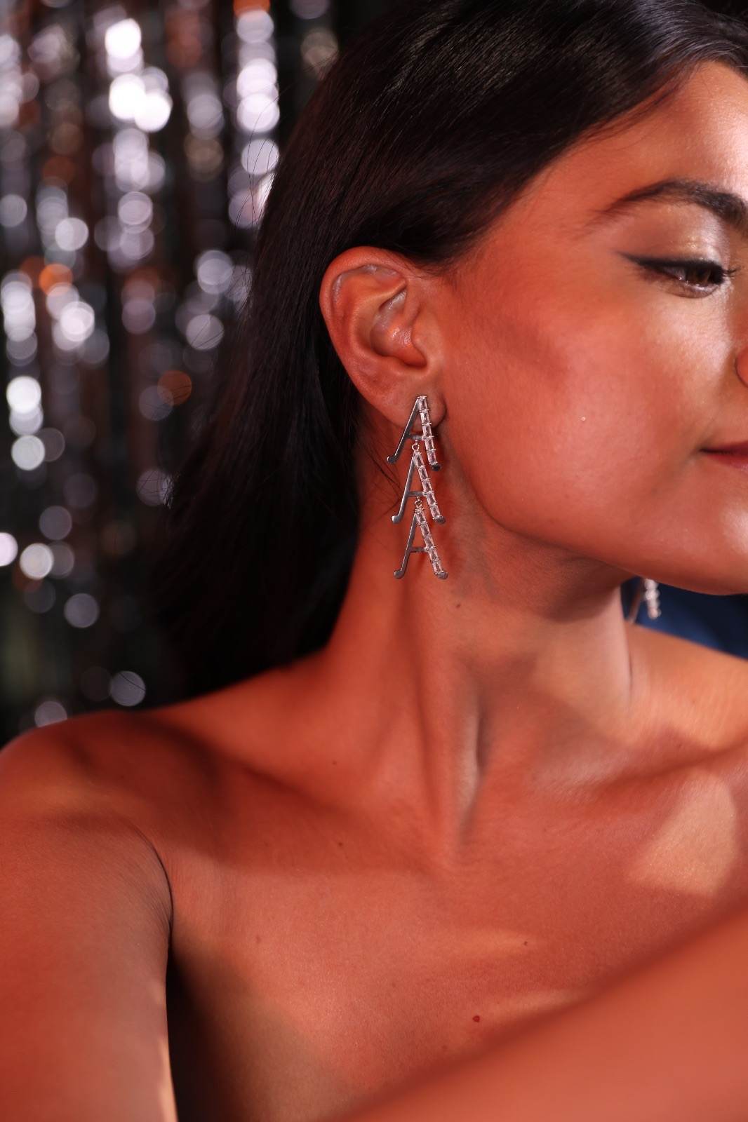 Smoked Triple Ace Delight Earrings