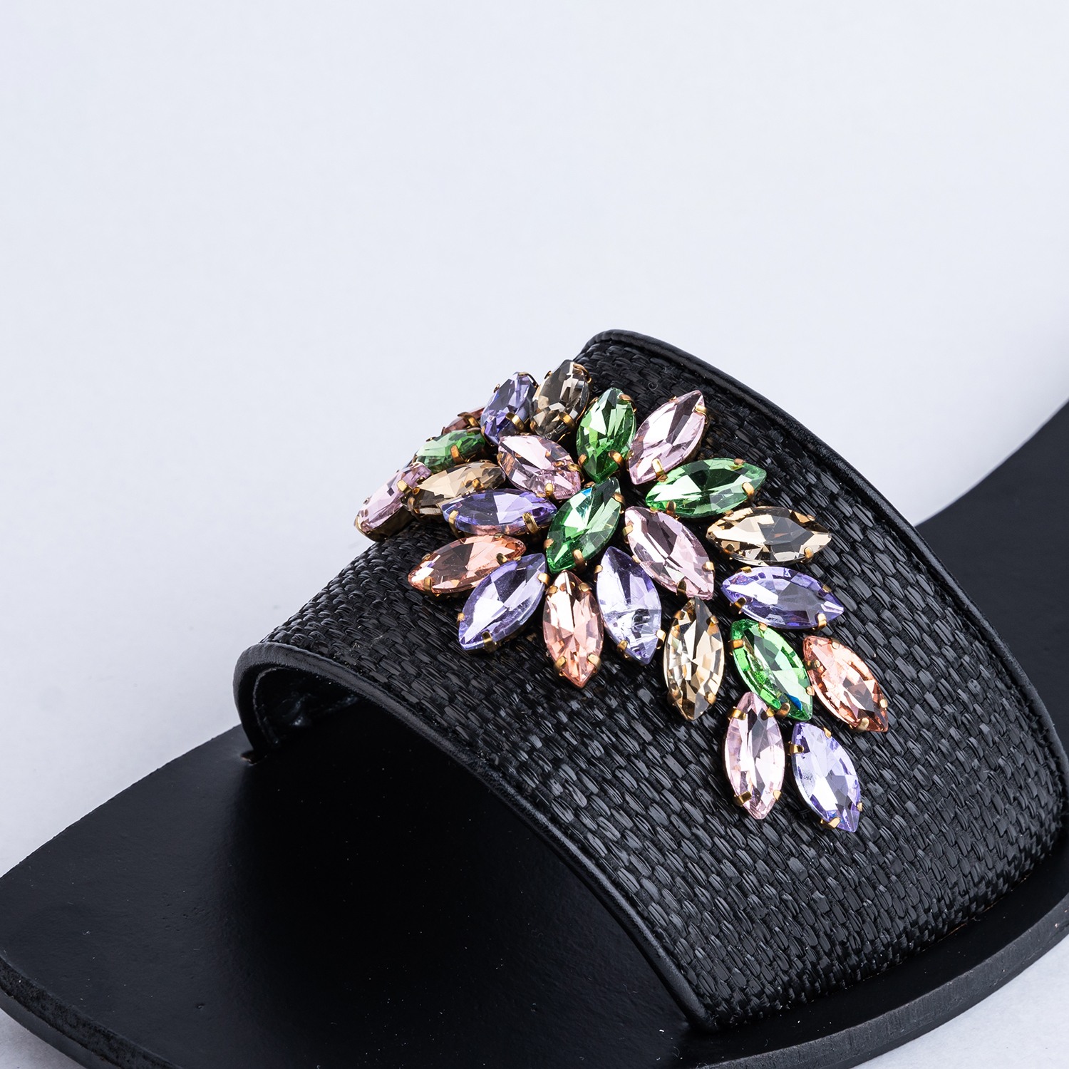 Women Black After Party Slip-On Flats