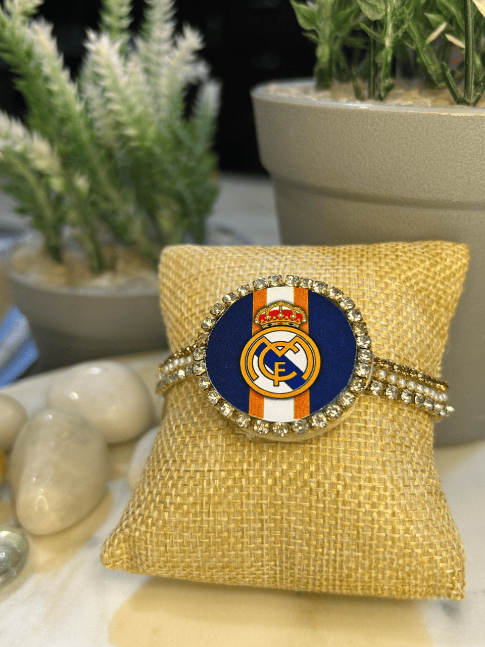 Real Madrid Club Rakhi Football Lover Bhai