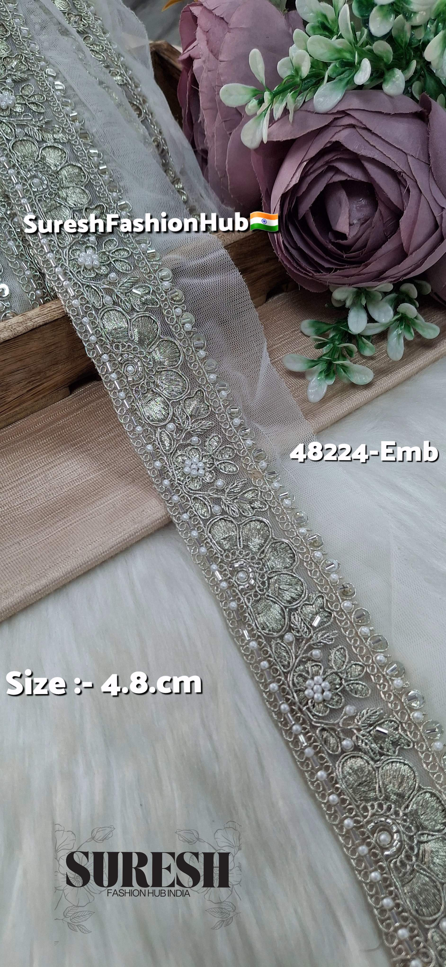Water Silver Bloom Lace