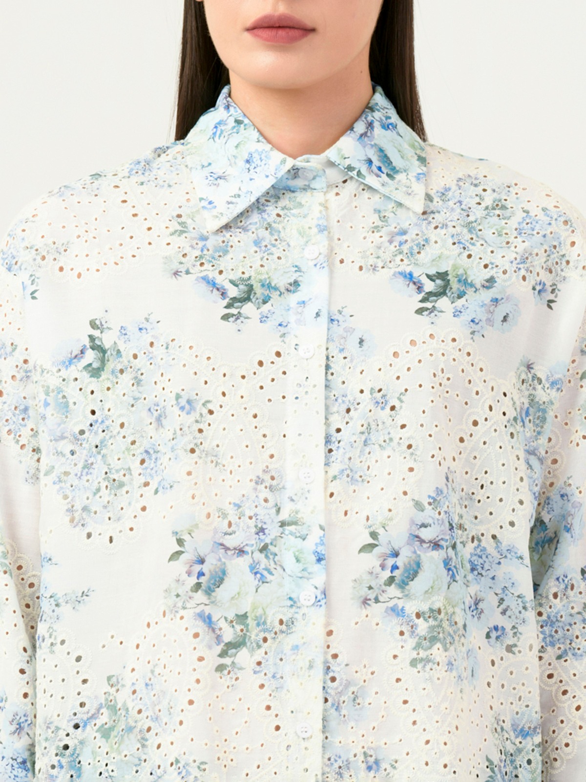 Albion Women Smart Premium Sky Casual Shirt