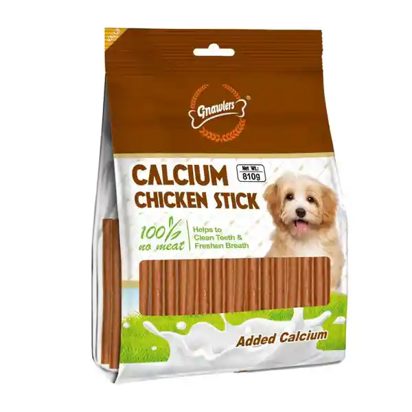 Gnawlers Calcium Sticks Chicken Flavour Dog Treat 810 g
