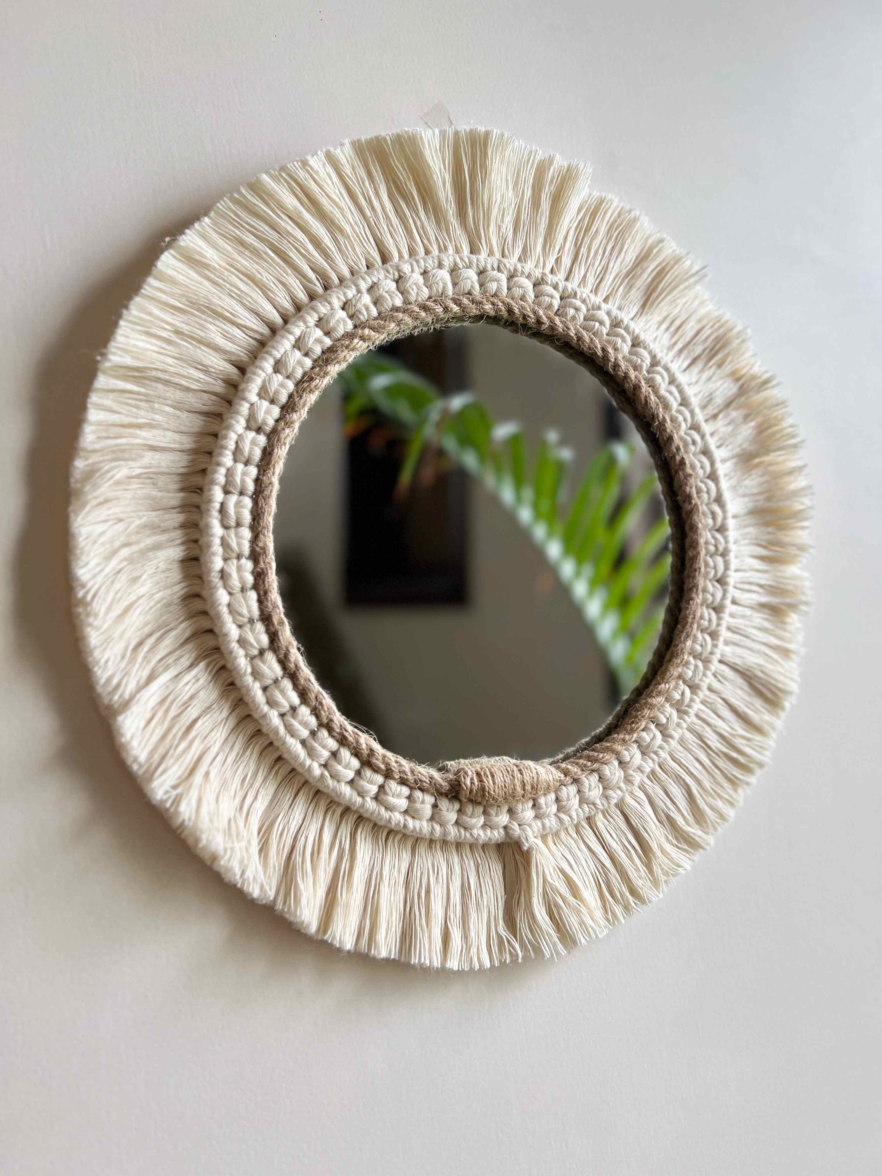 Macrame Bohemian Mirror