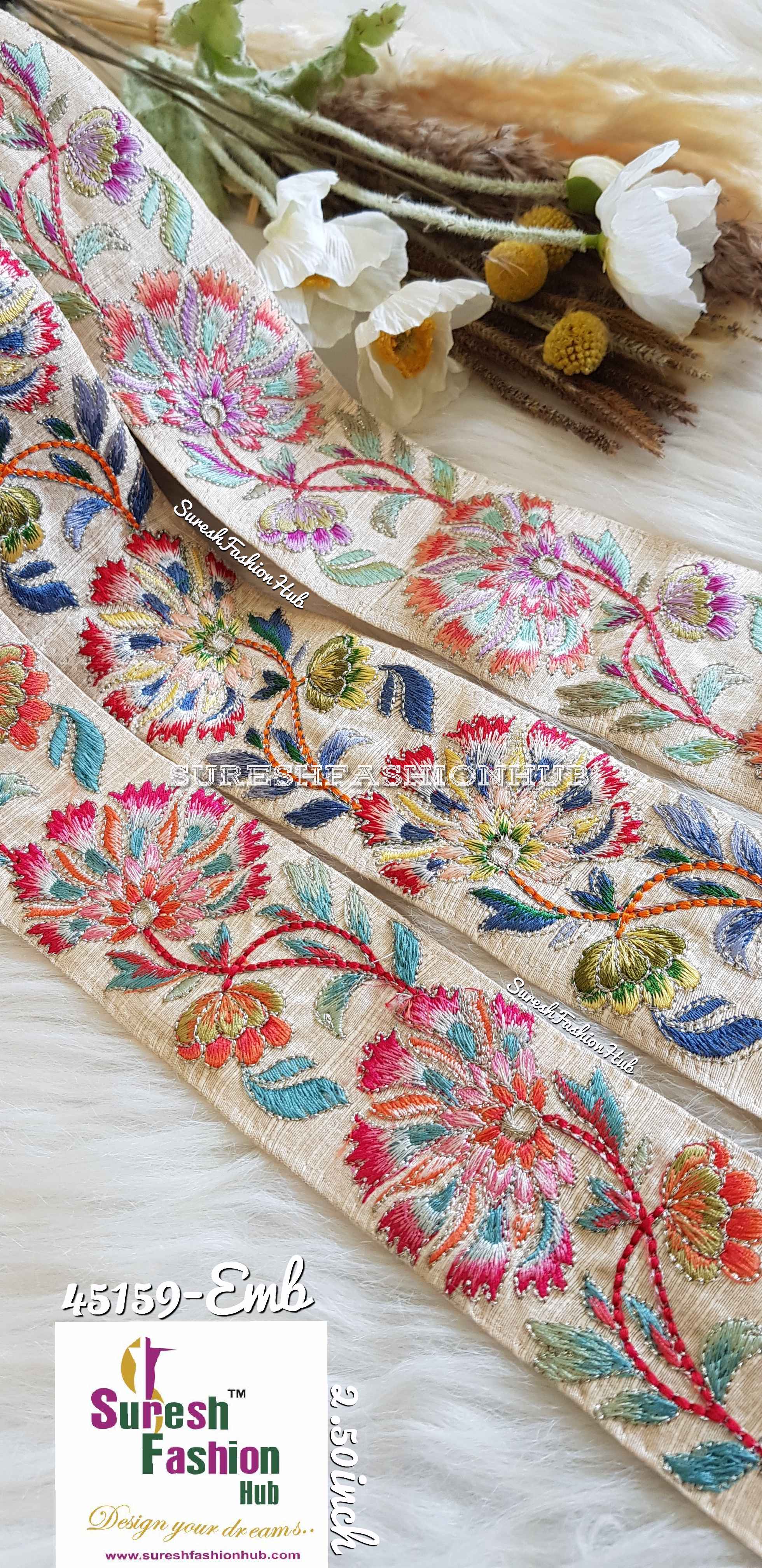 Lustrous Threads  Embroidery Trim