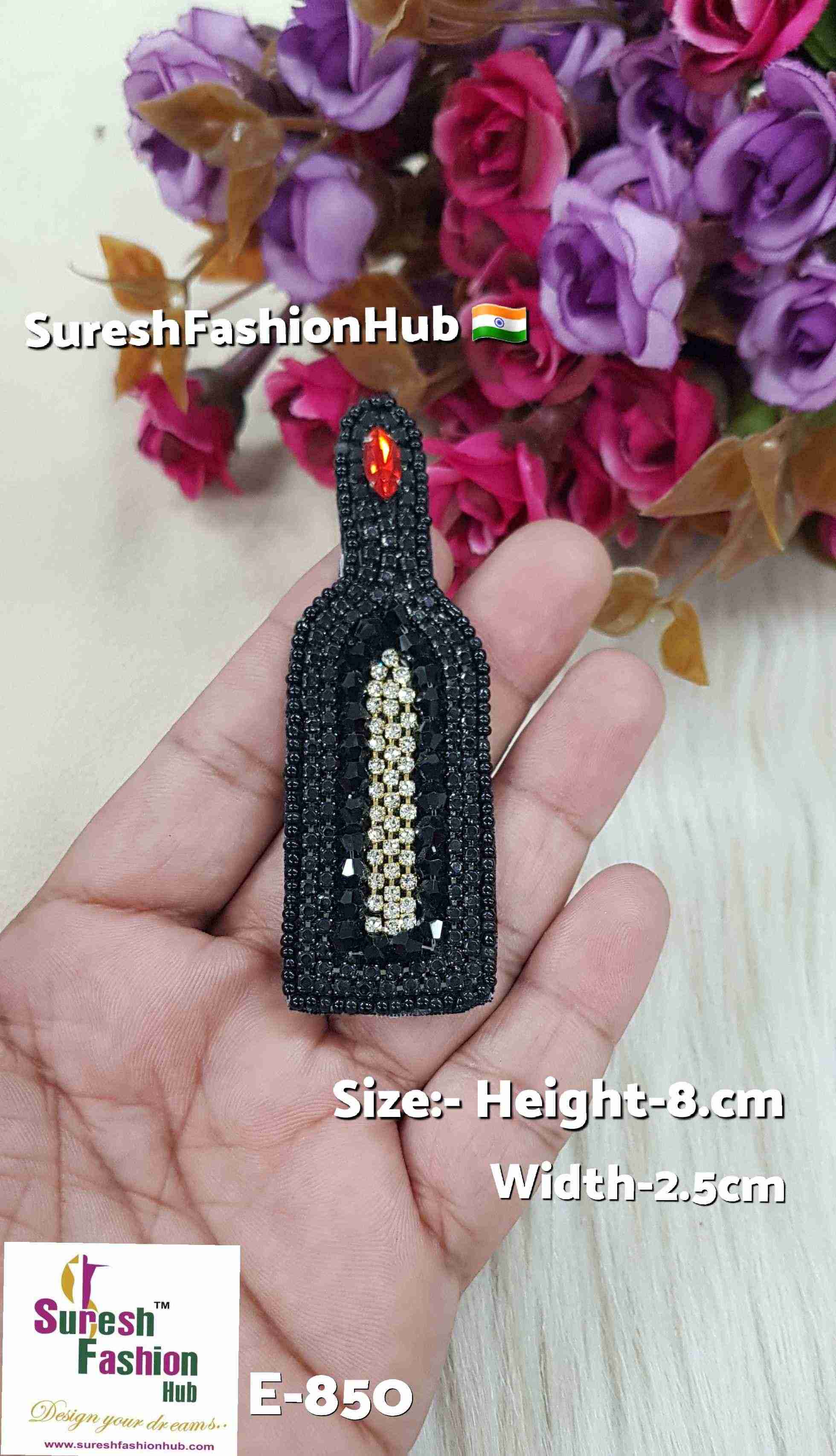 Handmade Black Bottle Patch
