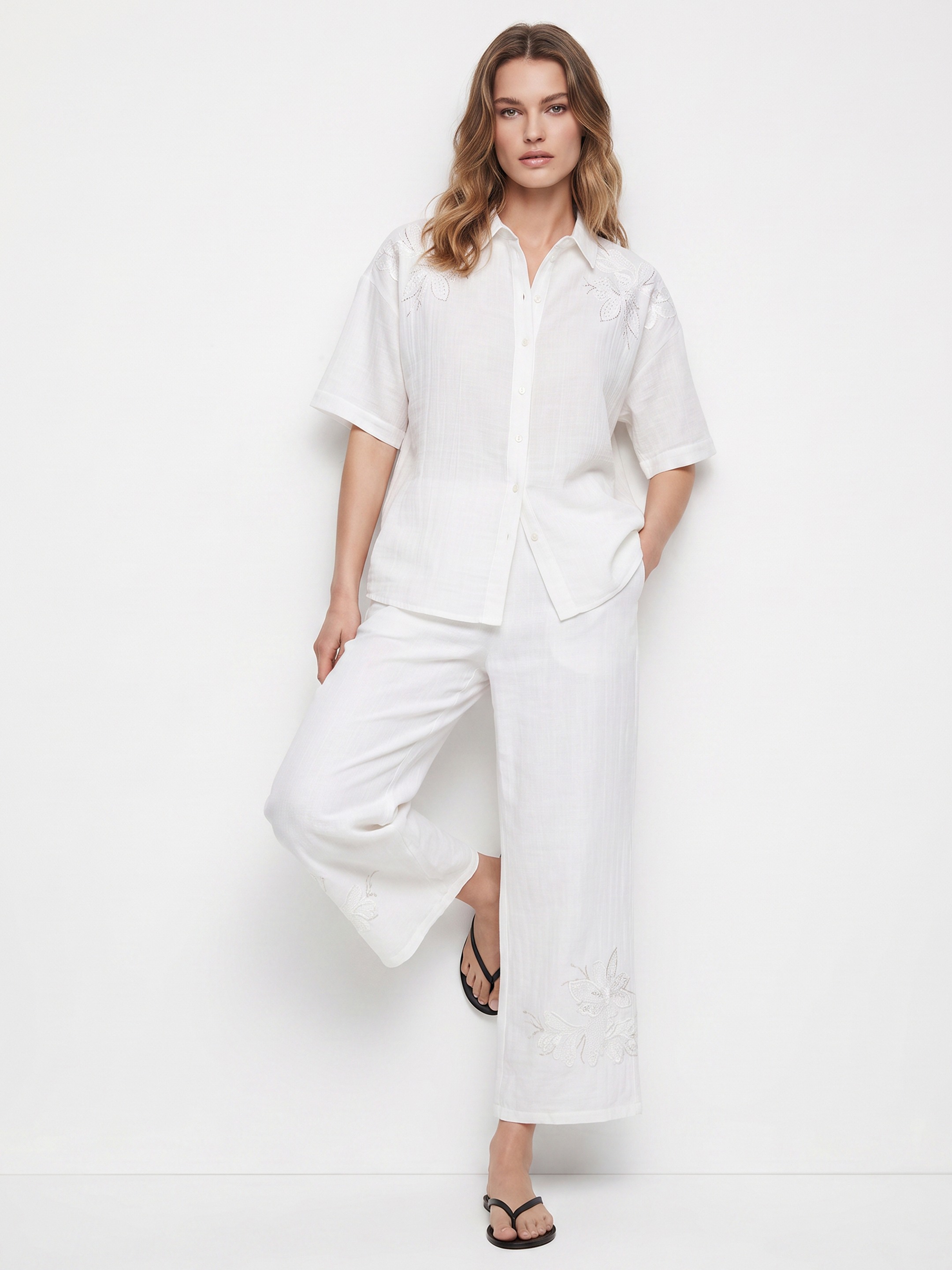 Jordia  White Trouser