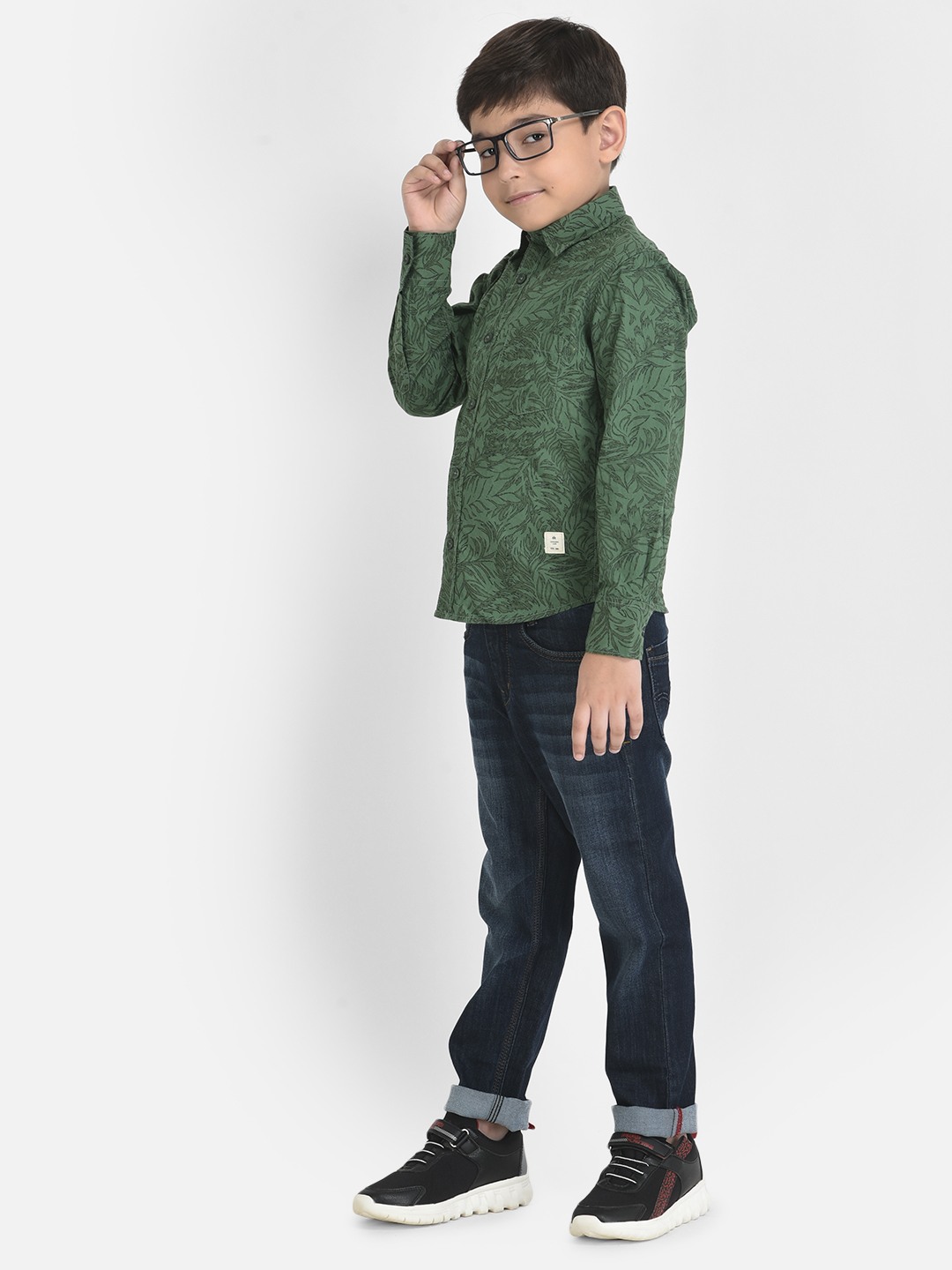 Crimsoune Club Boy Navy Blue Light Fade Jeans